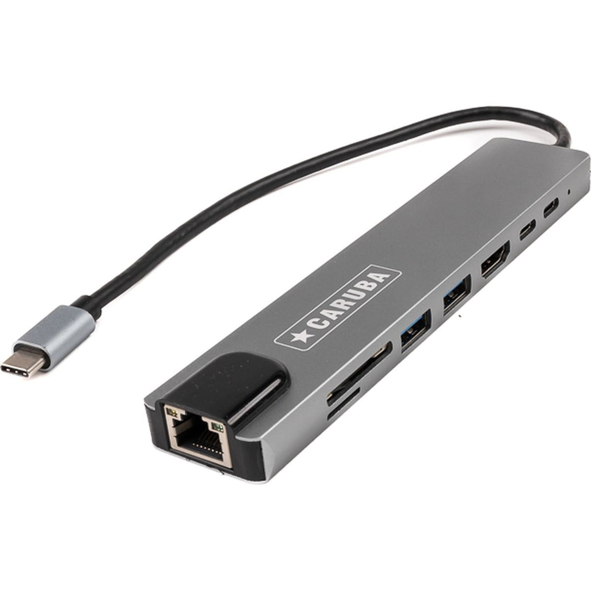 Caruba 8-IN-1 USB-C Hub w/ Ethernet