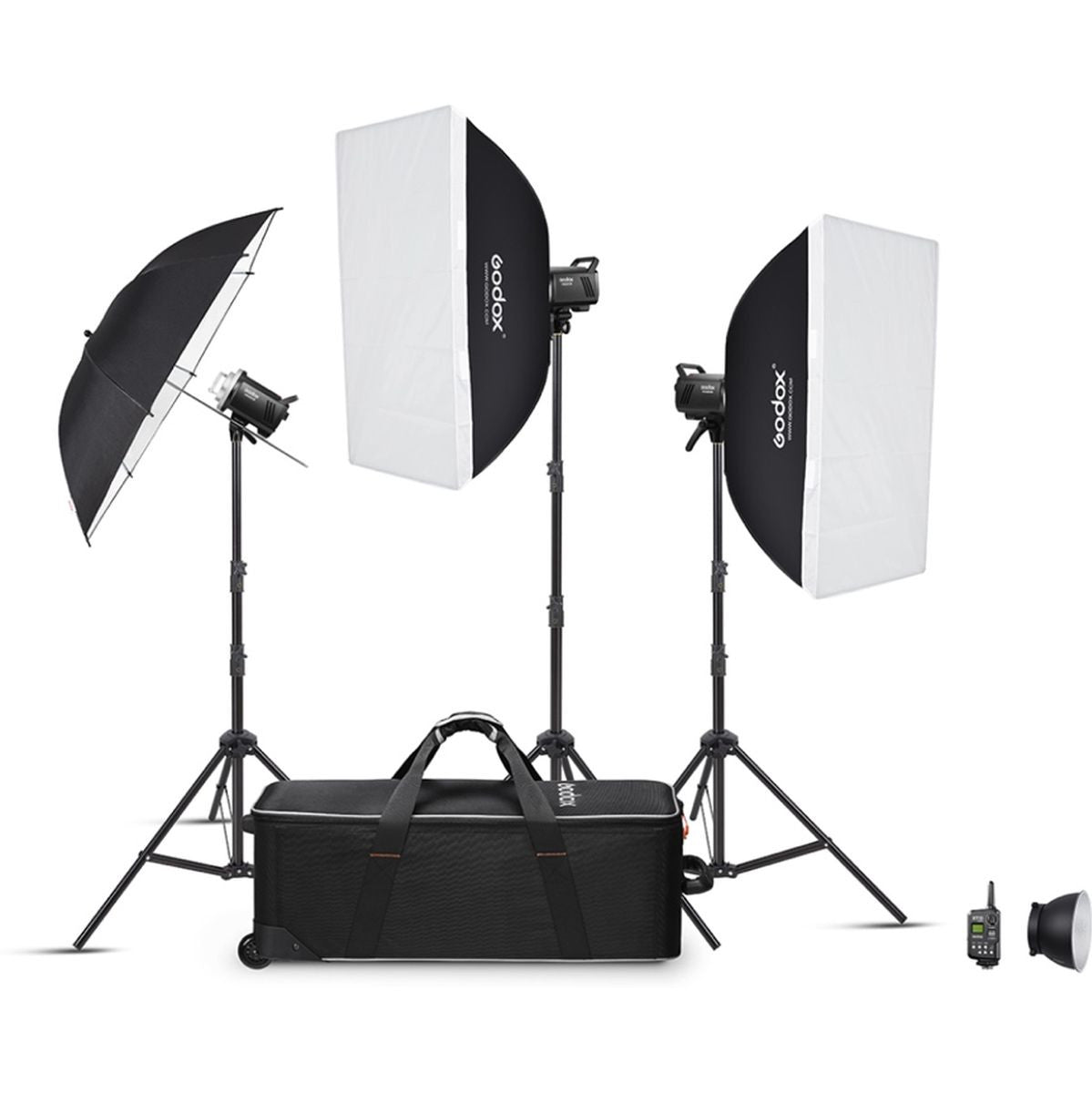 Godox MS300V-D Trio Studio Flash Kit