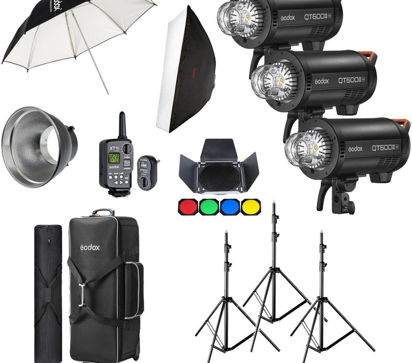 Godox QT600IIIM-D Trio Studio Kit