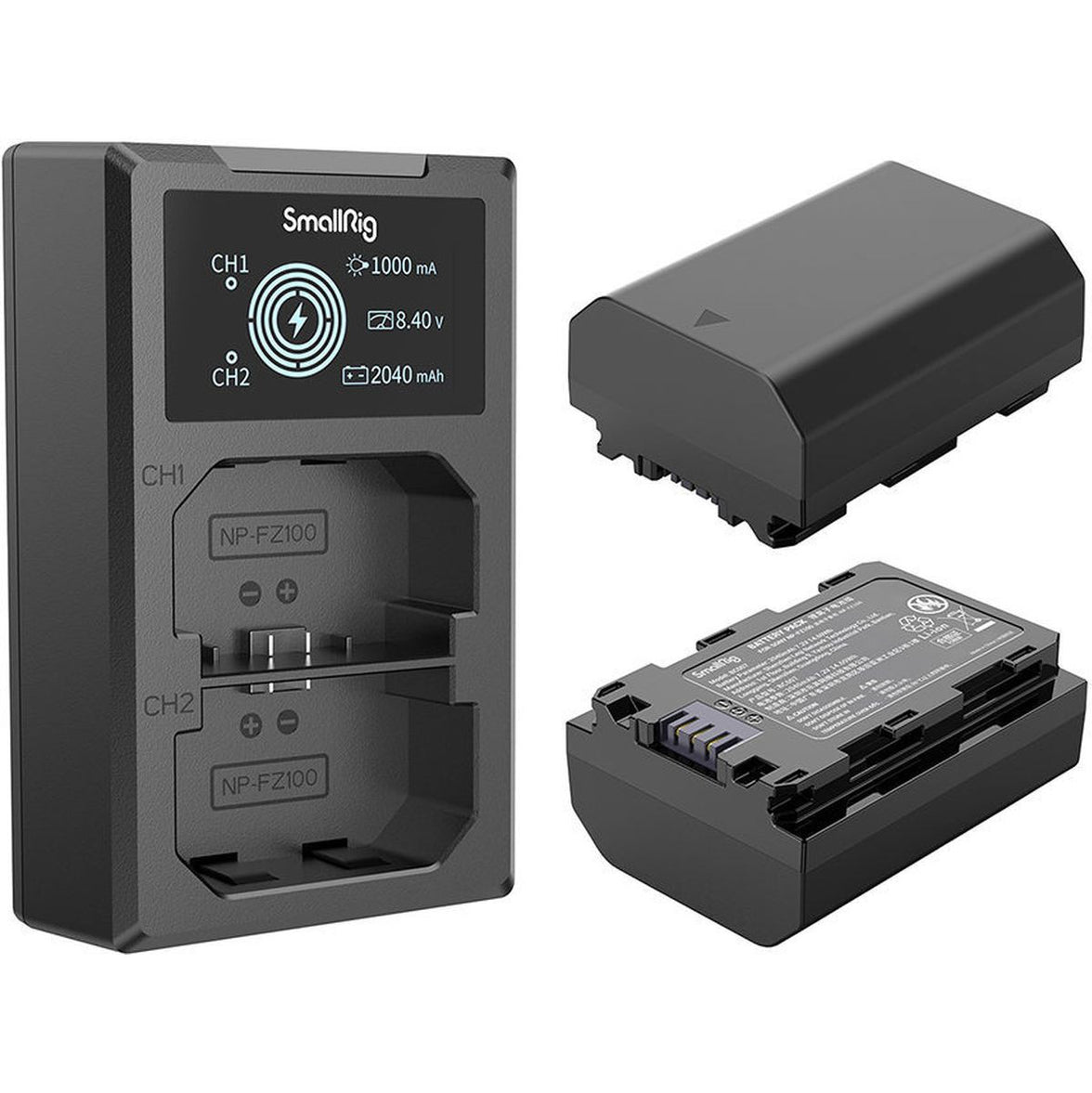 SmallRig NP-FZ100 Camera Battery And Charger Kit 3824B