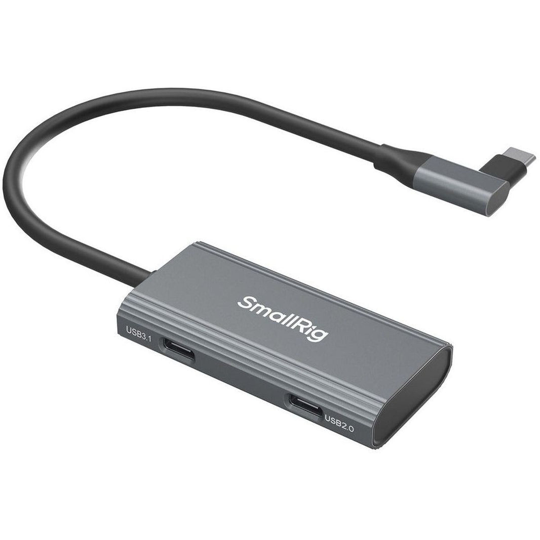 SmallRig 4598 4 In 1 USB C Hub PD 100W / USB C 2.0 w/ Audio Adapter X 2