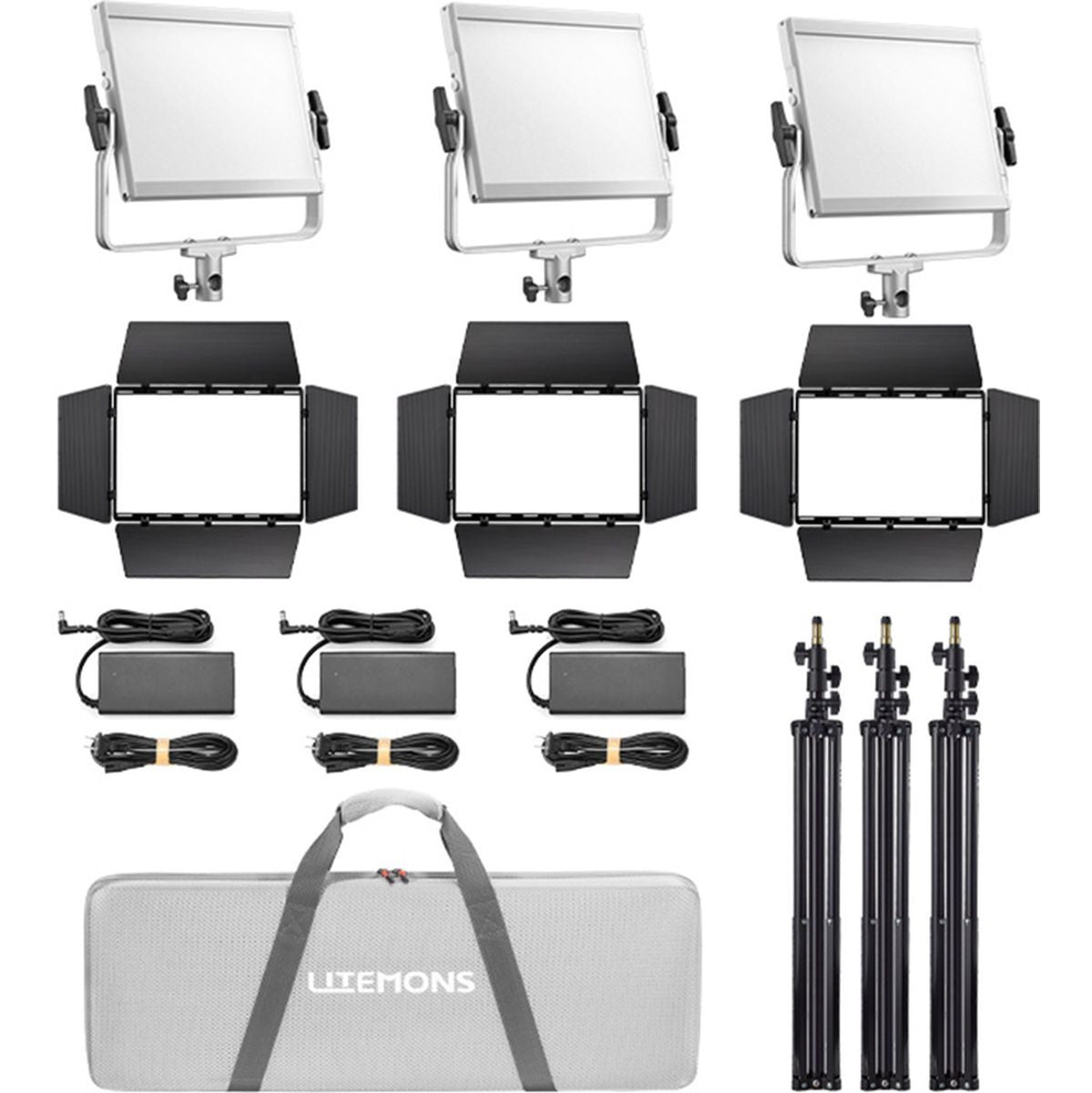 Godox Litemons LP1200R RGB LED Light Panel 3 Light Kit