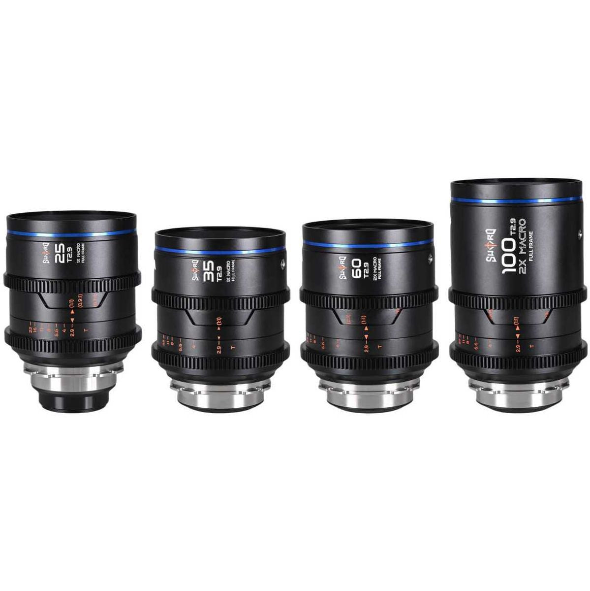 Laowa Sword Cine 4 Lens Bundle (25mm 35mm 60mm 100mm) ARRI PL