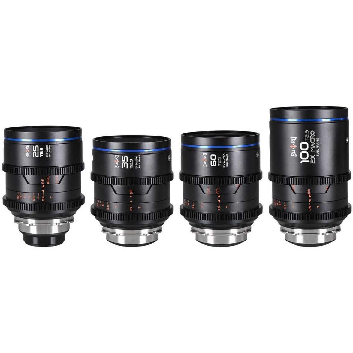 Laowa Sword Cine 4 Lens Bundle (25mm 35mm 60mm 100mm) ARRI PL