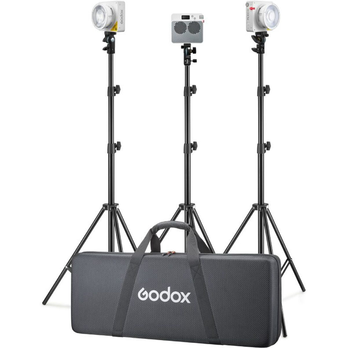Godox ML100BI KIT3 Portable LED Light Kit(Withv Mount Holding Handle)