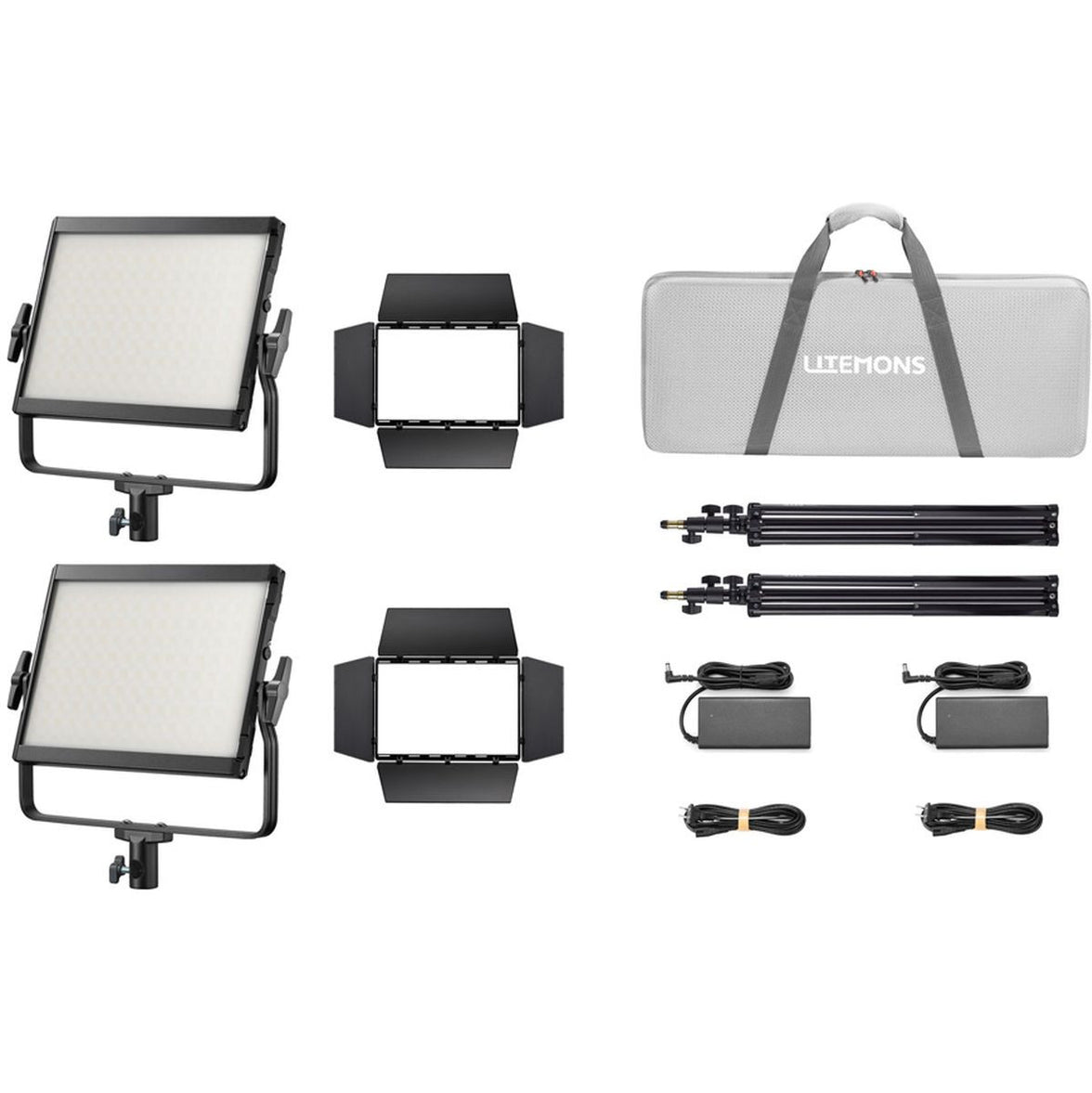 Godox LP600R K2 Black Litemons RGB LED Light Panel 2 Light Kit