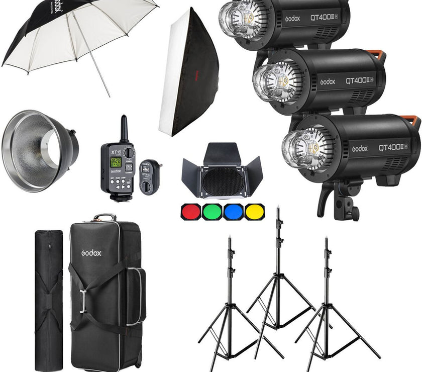Godox QT400IIIM-D Trio Studio Kit