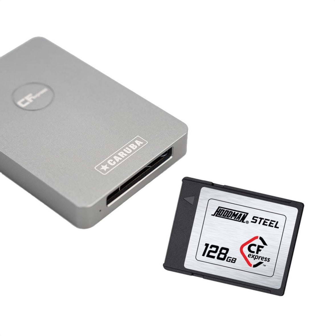 Caruba Cardreader CFexpress + Hoodman CF Express CFEX128