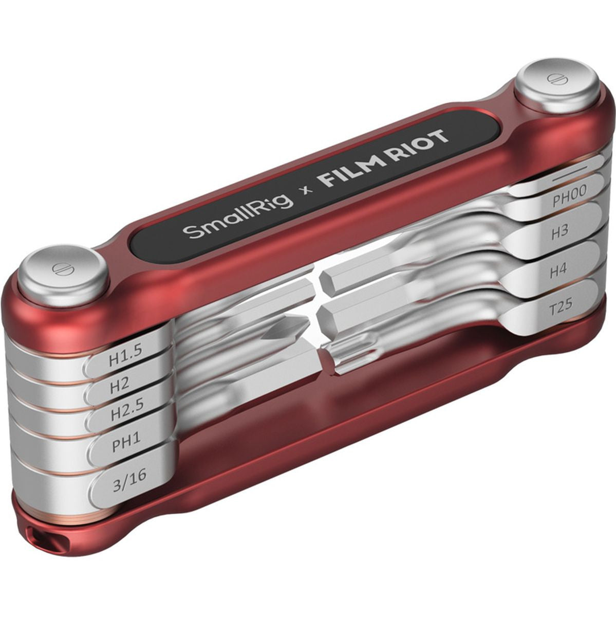 SmallRig X Film Riot 10 In 1 Detent Folding Multi Tool Kit (Red) 4813