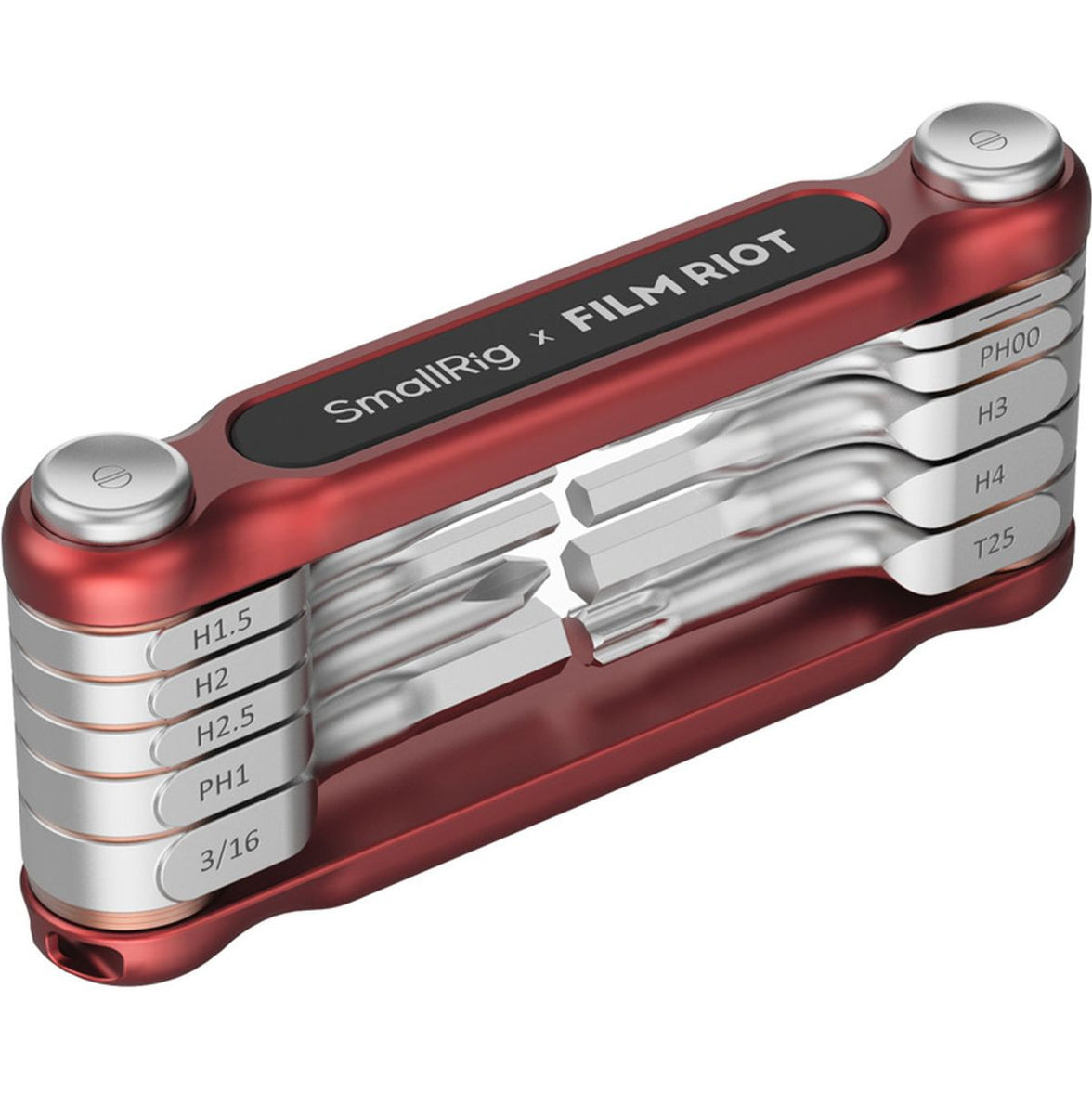 SmallRig X Film Riot 10 In 1 Detent Folding Multi Tool Kit (Red) 4813