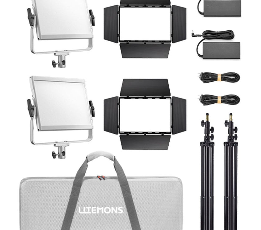 Godox Litemons LP1200R RGB LED Light Panel 2 Light Kit
