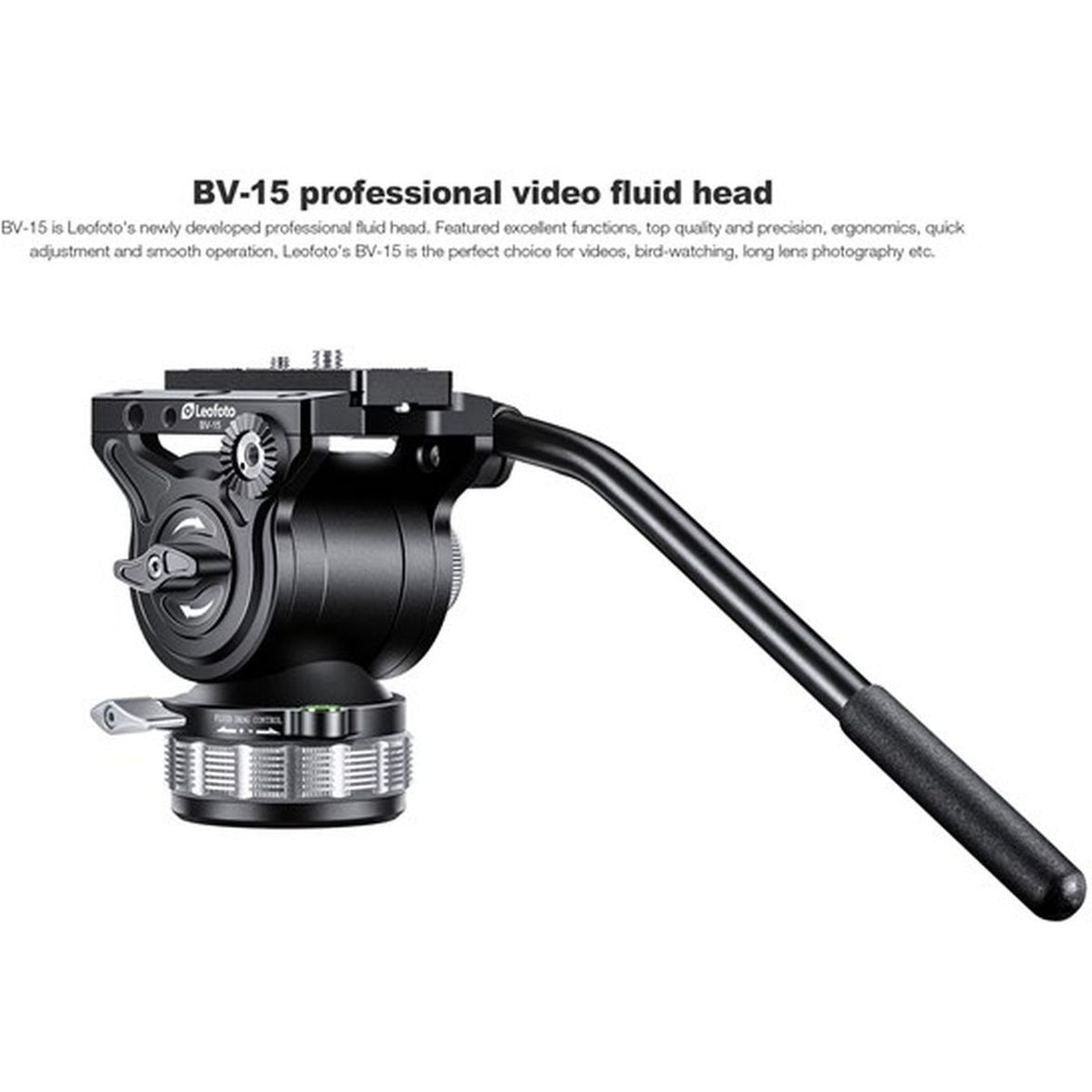 Leofoto Fluid Video Head BV-15