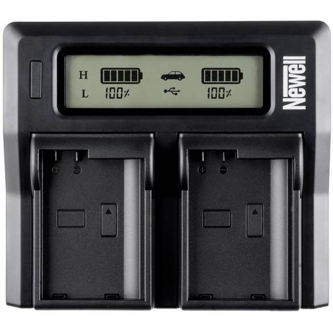 Newell DC-LCD TWO-Channel Charger For DMW-BLF19E Batteries