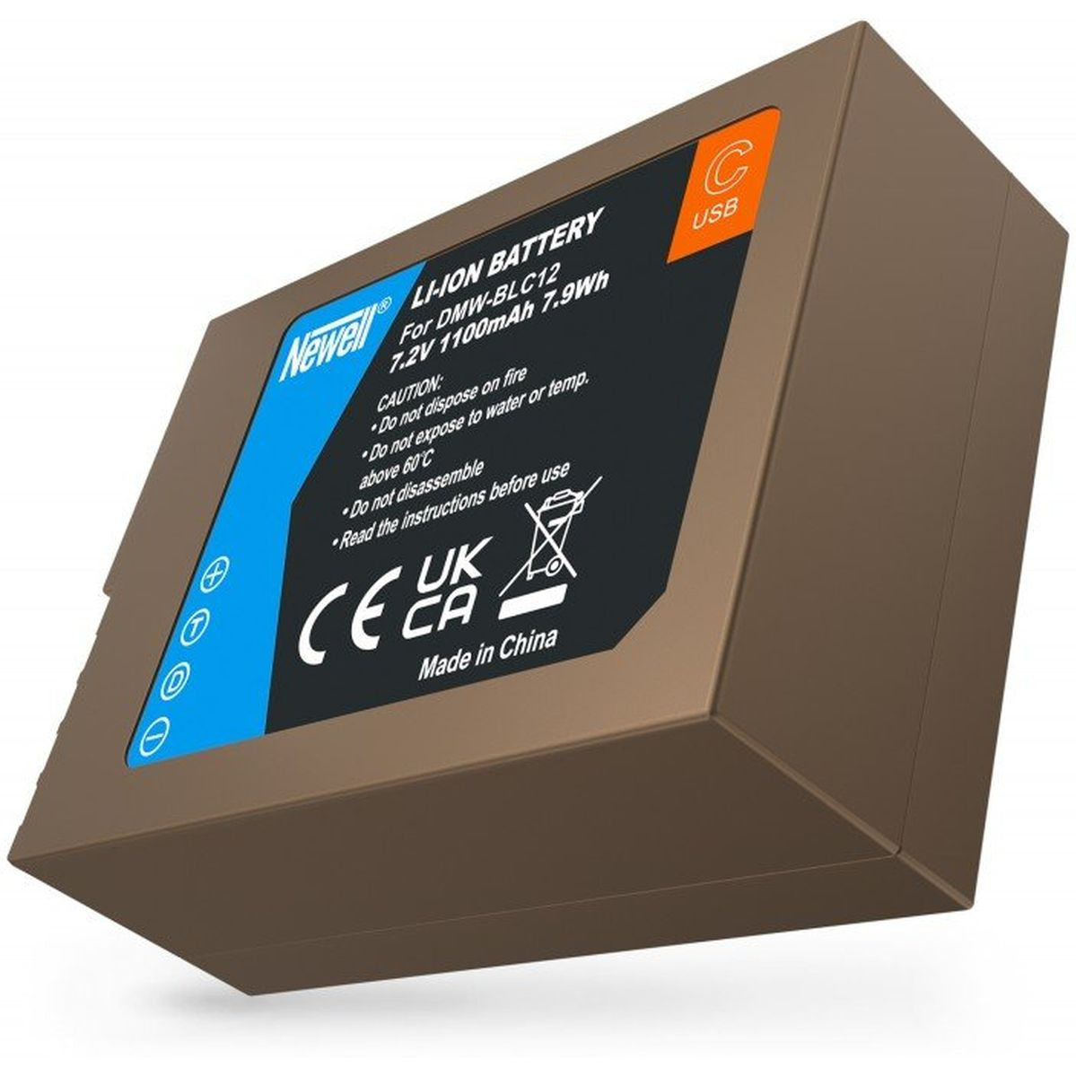Newell Replacement DMW-BLC12 USB-C Battery For Panasonic