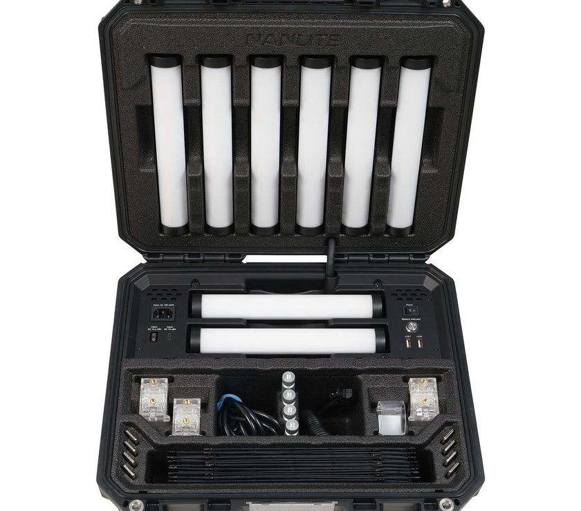 Nanlite Pavotube II 6XR LED RGBWW Pixel Tube Light 8KIT