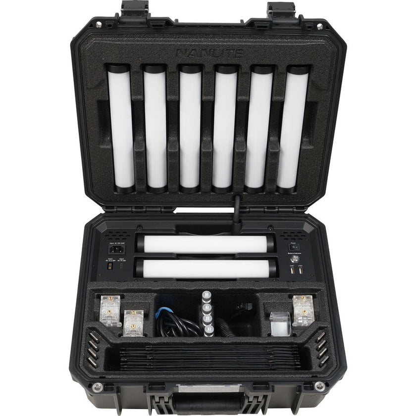 Nanlite Pavotube II 6XR LED RGBWW Pixel Tube Light 8KIT