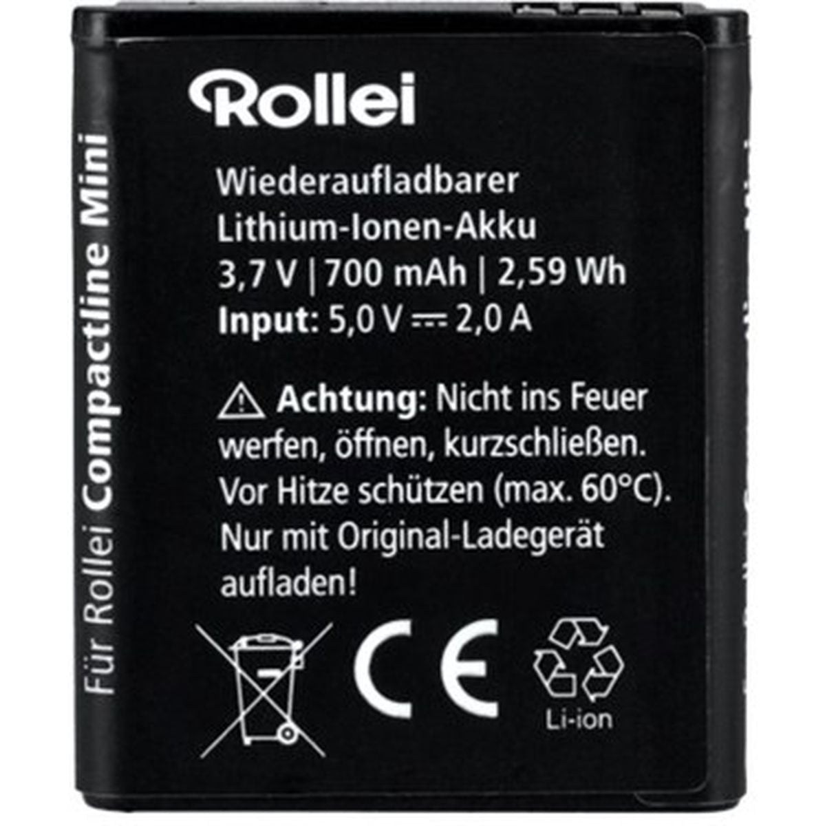 Rollei Battery For Rollei Compactline 10X Zoom Camera