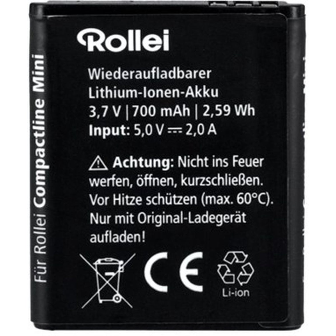 Rollei Battery For Rollei Compactline 10X Zoom Camera