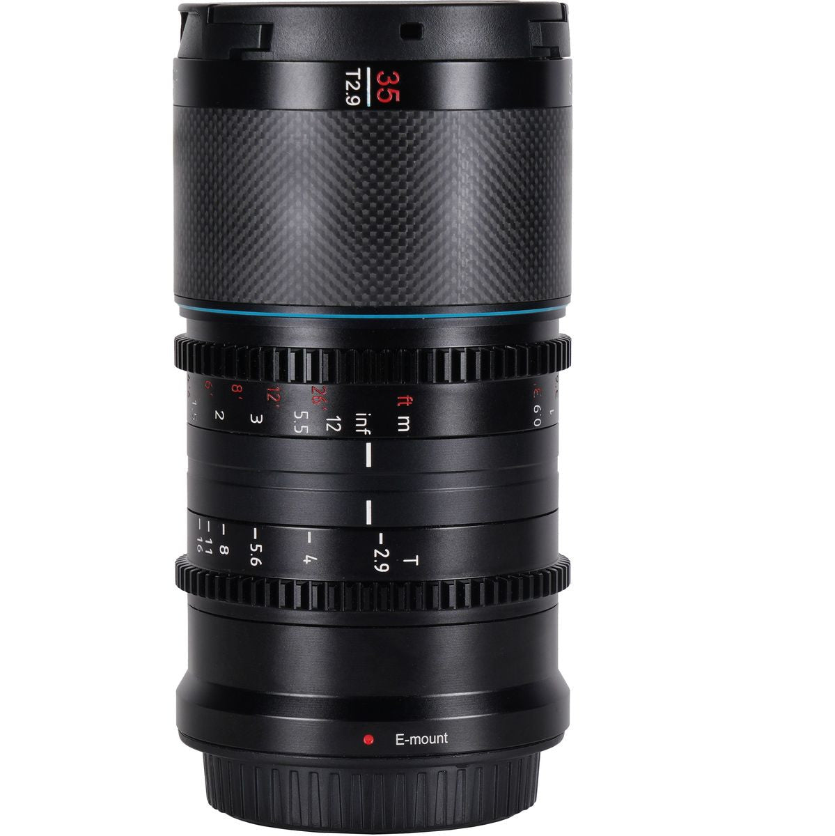 Sirui Saturn 35mm T2.9 1.6X Carbon FullFrame Anamorphic Z Mount Neutral Flare