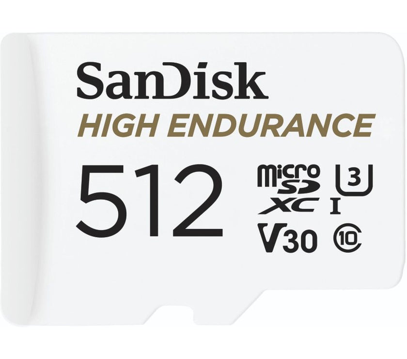 SanDisk High Endurance MicroSDXC 512GB + SD Up T
