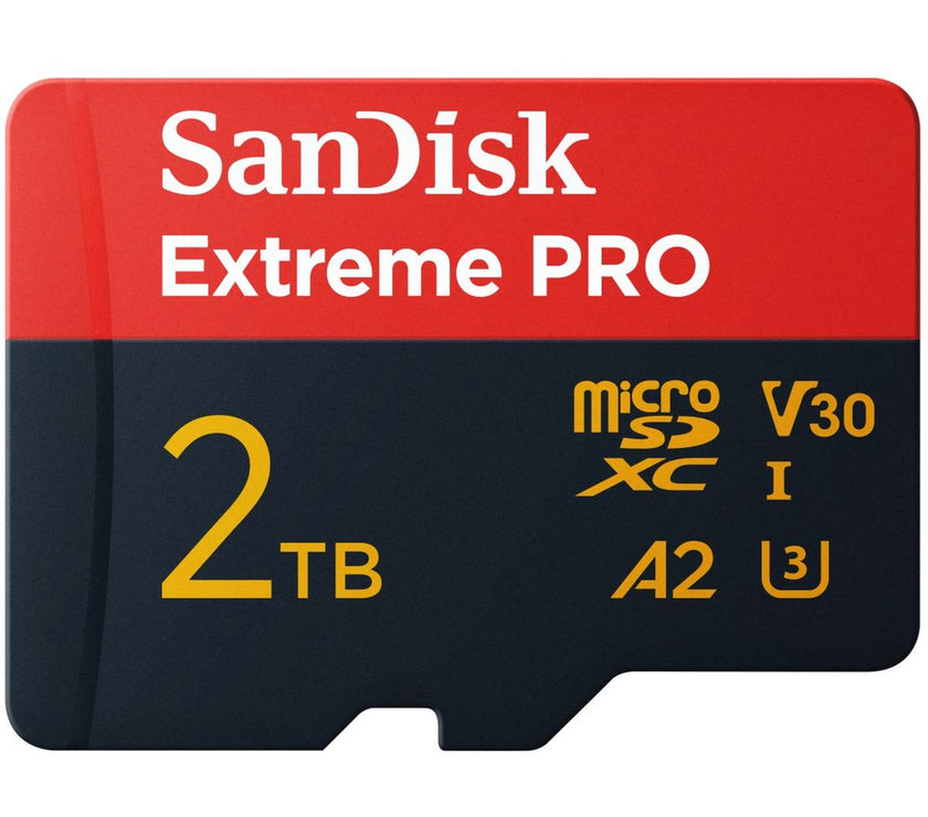 SanDisk Extreme Pro MicroSDXC 2TB UHS-I Card White
