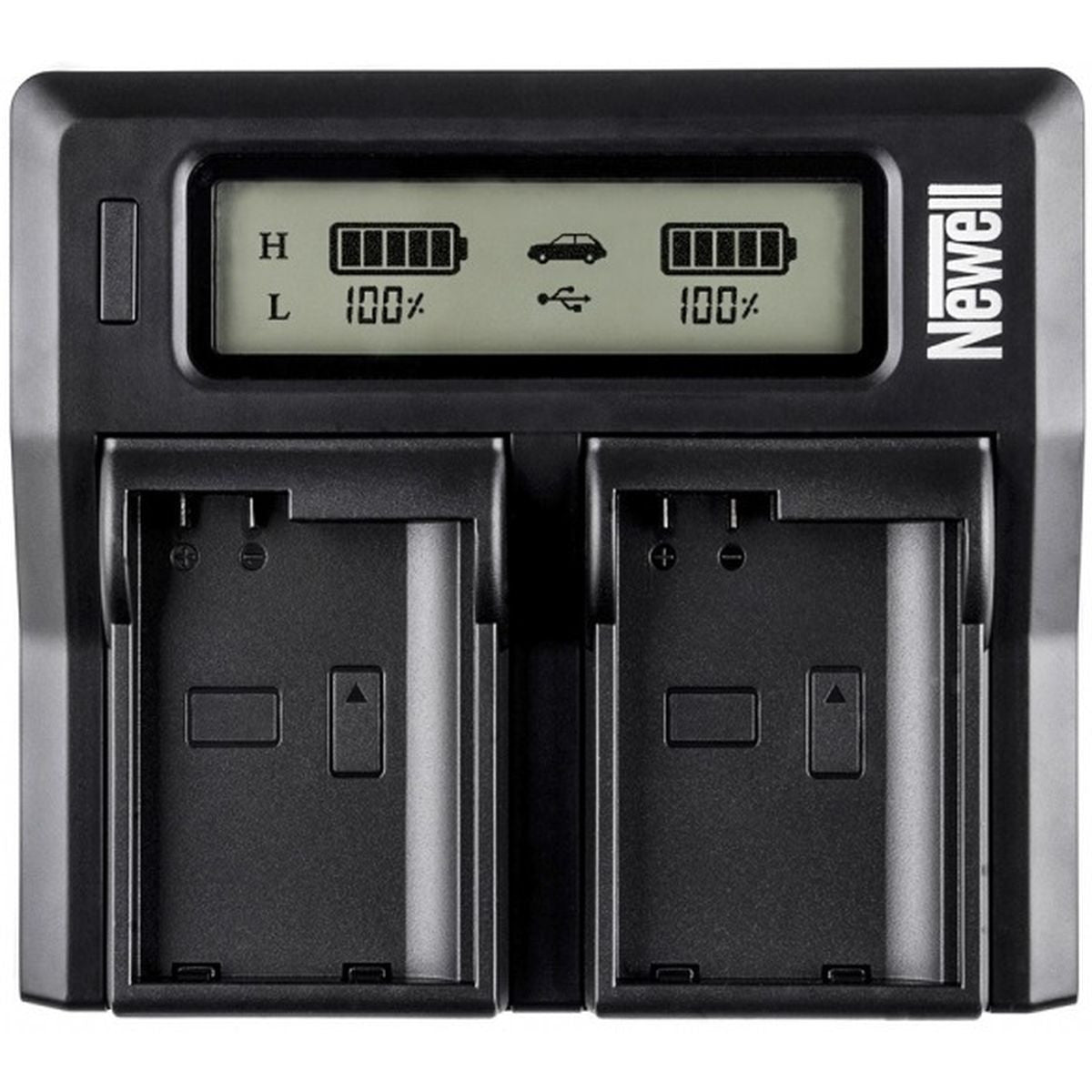 Newell DC-LCD TWO-Channel Charger For LP-E6 Batteries
