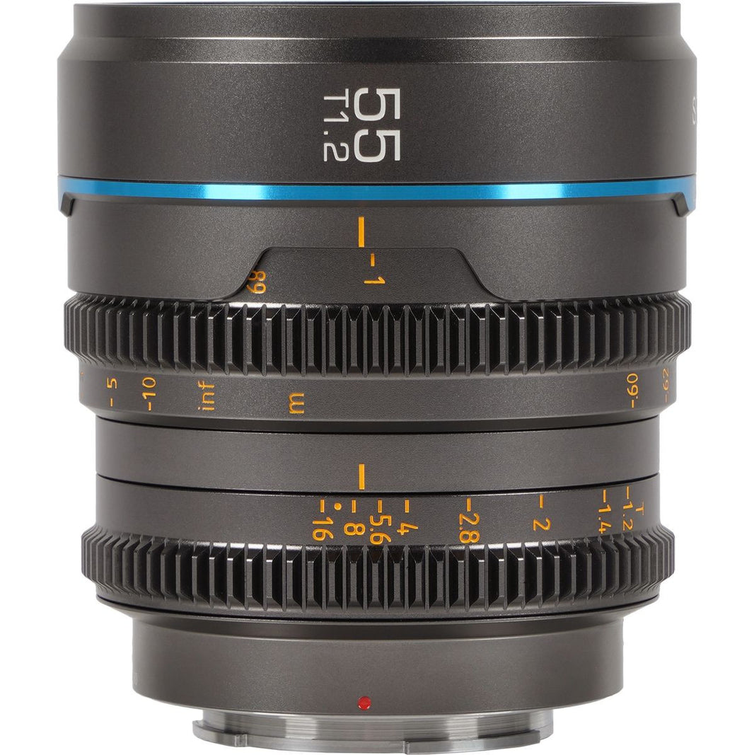 Sirui Nightwalker Series 55mm T1.2 S35 M-Focus Cine Lens L-Mount Grey