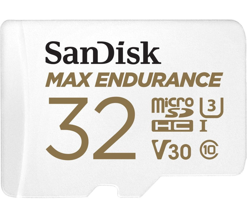 SanDisk Max Endurance MicroSDHC Card 32G Adaptor