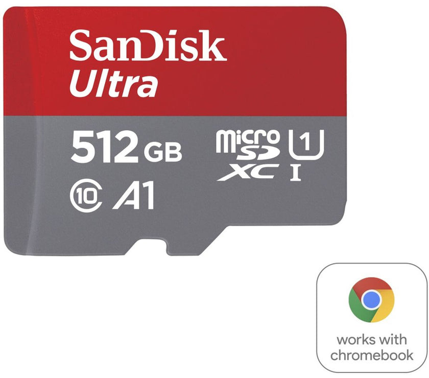 SanDisk Ultra MicroSDXC Card For Chromebooks White