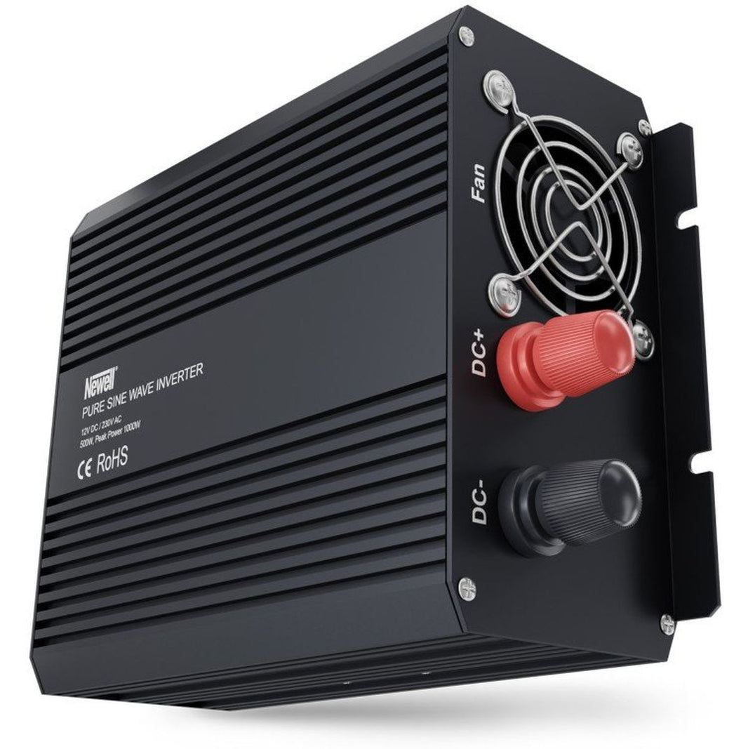 Newell Voltage Converter w/ Pure Sine Wave - 12 V / 230 V 500 W.