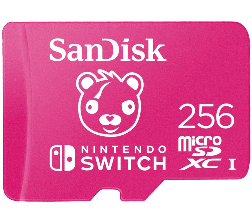 SanDisk Nintendo MicroSD UHS I Card Fortnite Tea