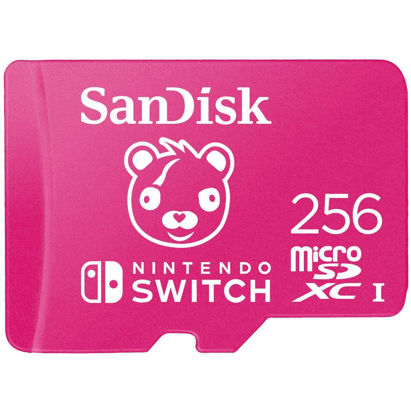 SanDisk Nintendo MicroSD UHS I Card Fortnite Tea