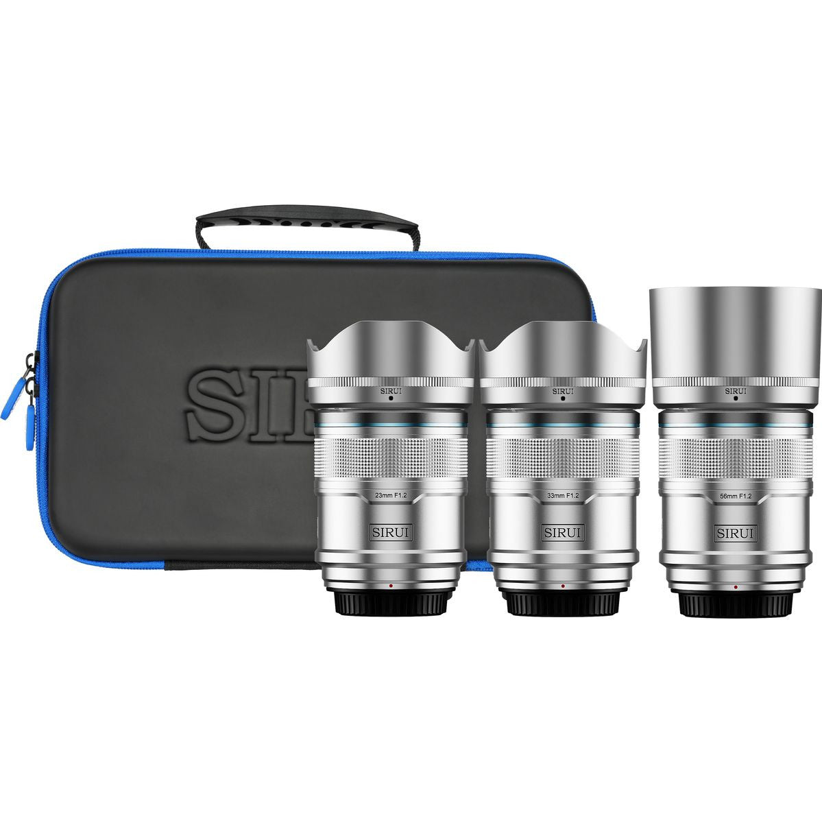 Sirui Sniper 23+33+56mm f/1.2 Apsc Auto-Focus Lens Kit (Z Mount Silver)