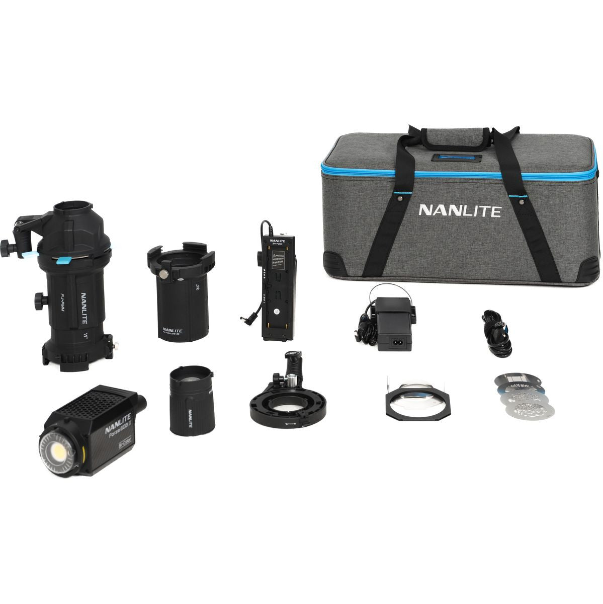 Nanlite Forza 60B II Bi-Colour LED Light (FM Mount) w/ Projector 19 & 36