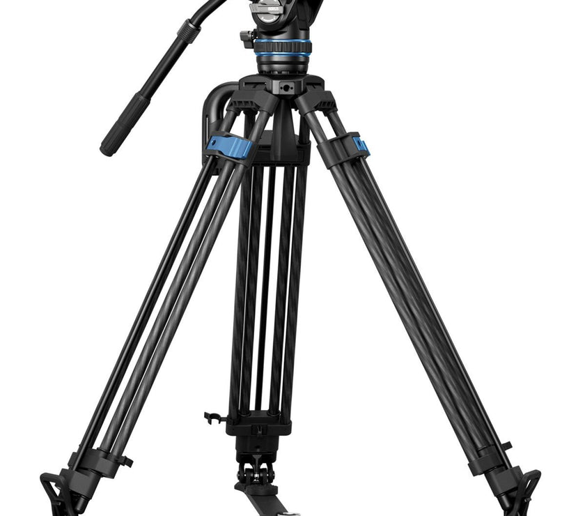Sirui SQ75 Carbon Twin-Leg Video Tripod 75mm Half-Bowl + S5 Head