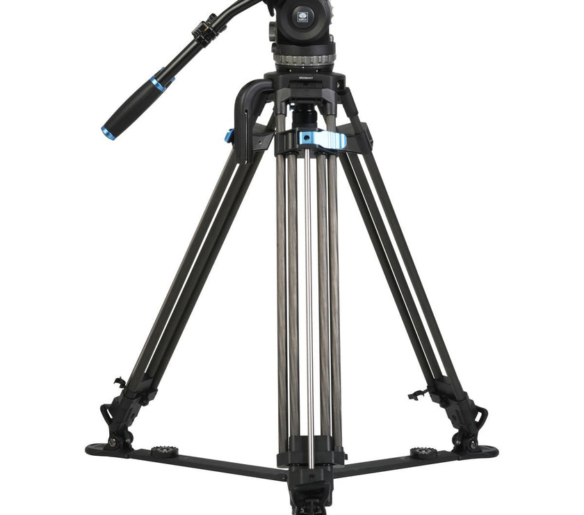 Sirui Twin-Leg Video Tripod 100mm Half-Bowl + VHS18 Professional Fluid Head