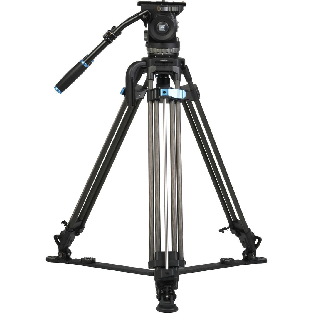 Sirui Twin-Leg Video Tripod 100mm Half-Bowl + VHS18 Professional Fluid Head
