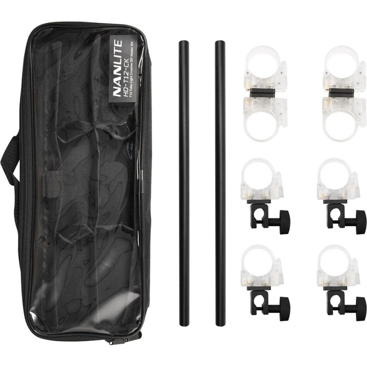 Nanlite Tube Holder (2 Rods 4 Clamps)