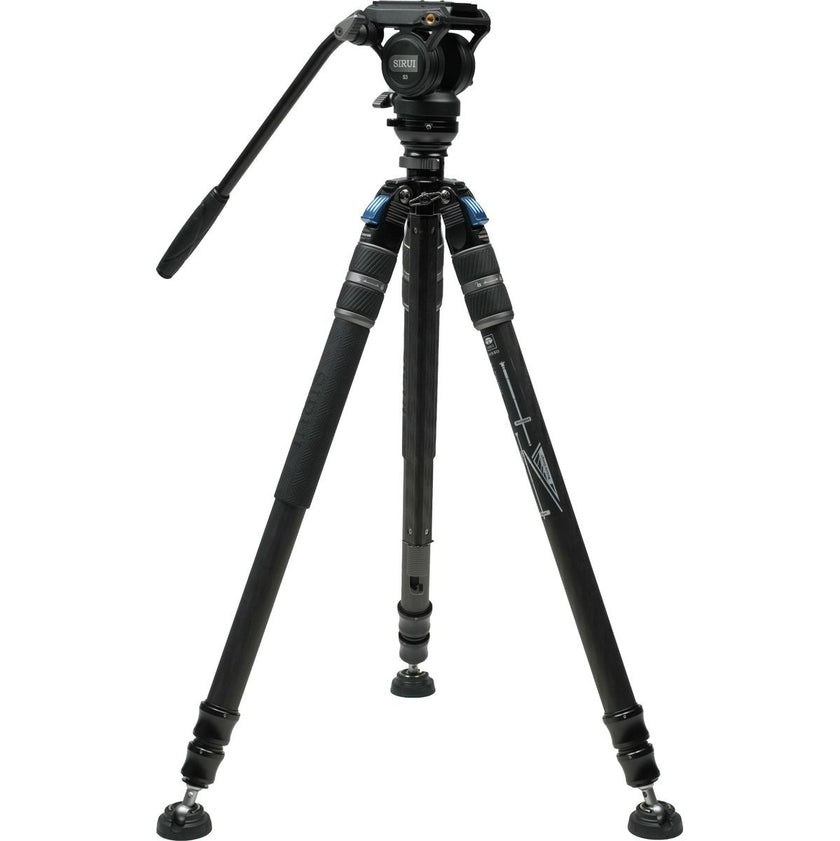 Sirui SVS60+S3 ONE-Step Carbon Fiber Height Adjustment Video Tripod Kit