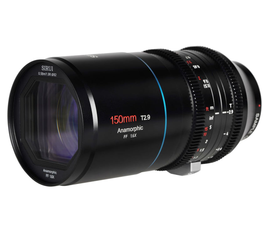 Sirui Venus 150mm T2.9 1.6X FullFrame Anamorphic Lens (RF Mount)