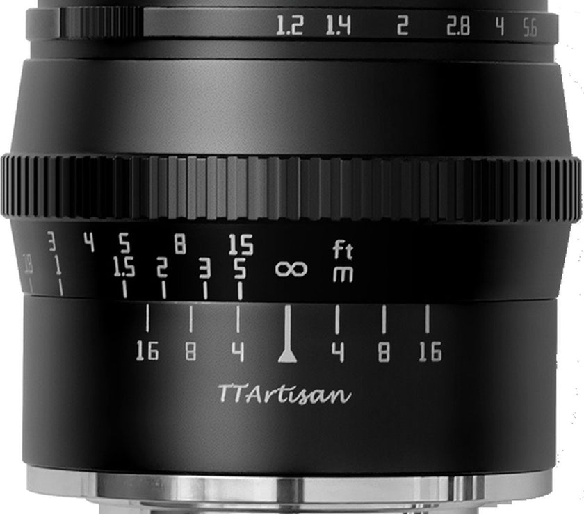 TTArtisan 50mm f/1.2 Sony E-Mount | APS-C Black