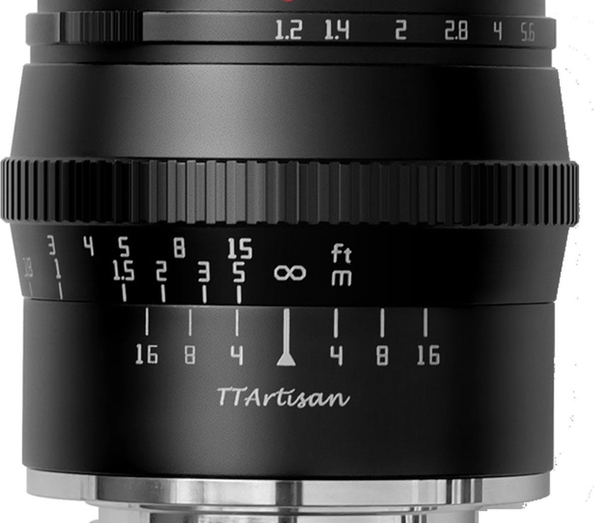 TTArtisan 50mm f/1.2 MFT (Pana/Olympus) | FourThirds Black