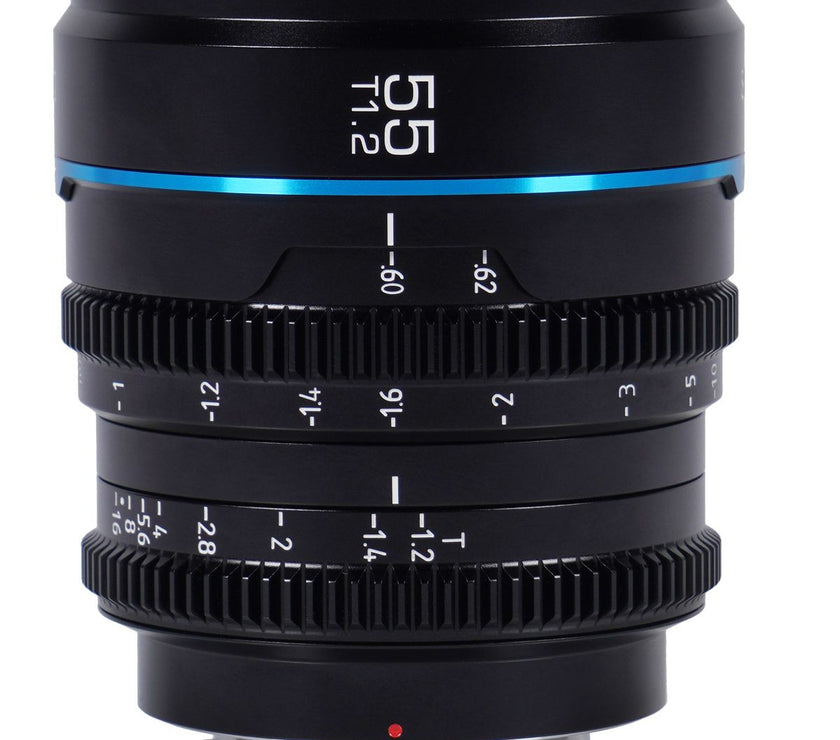 Sirui Nightwalker Series 55mm T1.2 S35 Manual Focus Cine Lens (L Mount Black)