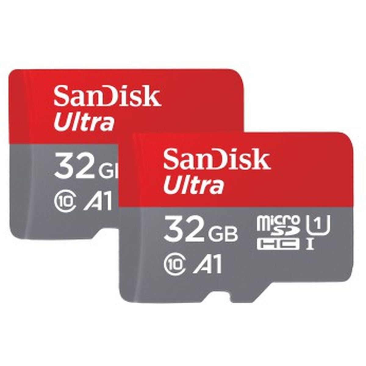 SanDisk MicroSDHC Ultra Android 32GB 120MB/s Class 10 A1 - 2pak