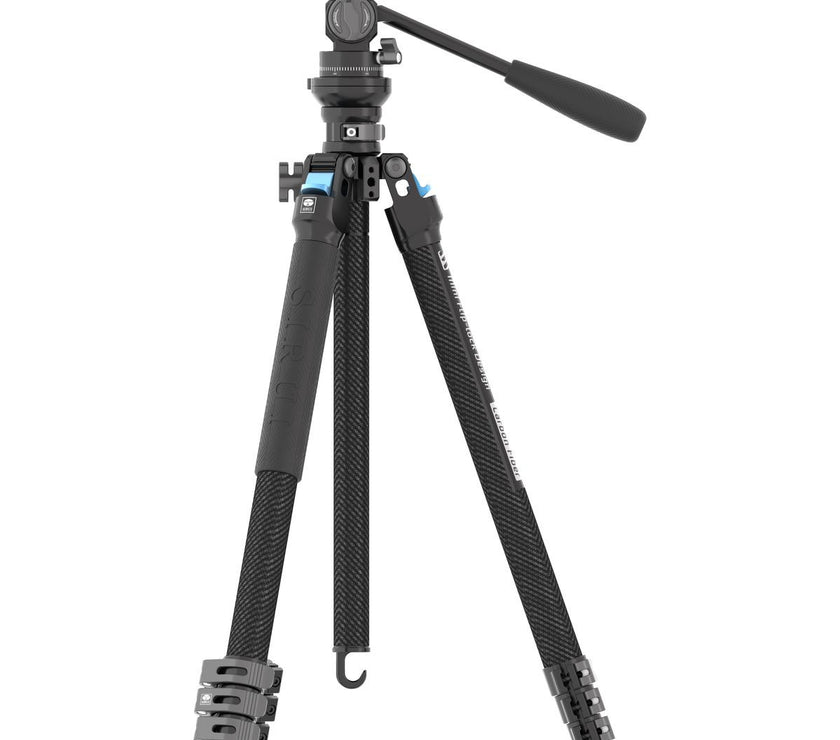 Sirui Landscape Carbon Tripod Kit L-224FL + KV-5 Video Head (w/ Flip Lock)