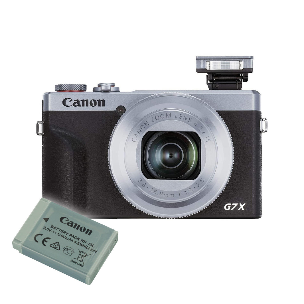 Canon PowerShot G7X MkIII Silver + 2de batterij