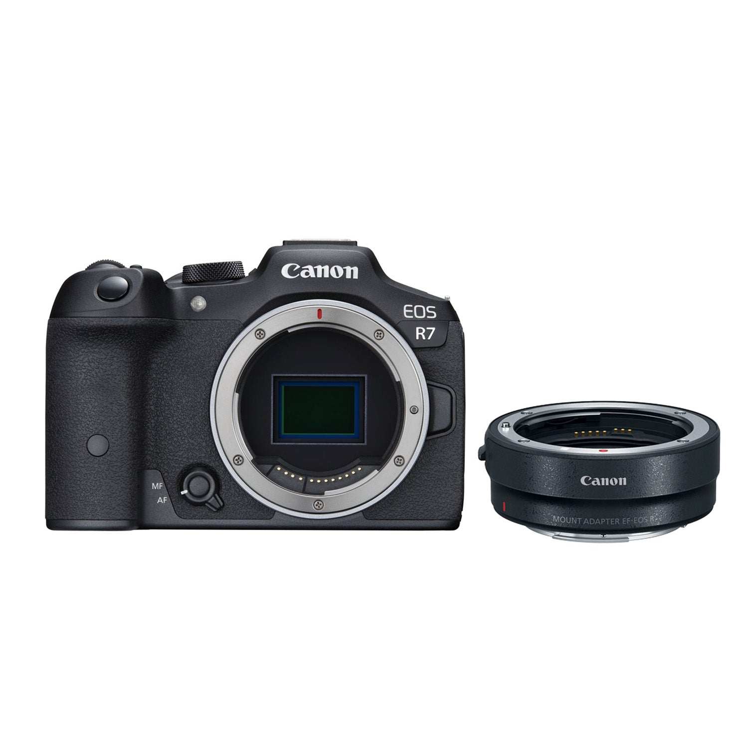 Canon EOS R7 Body +  EF-EOS R Adapter