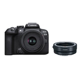 Canon EOS R10 + RF-S 18-45mm IS STM + EF-RF Mount Adapter