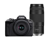 Canon EOS R50 Black + RF-S 18-45mm + RF 75-300mm
