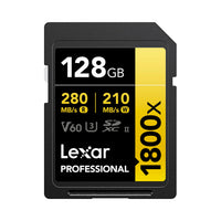Lexar Professional Gold SDXC 1800X 128GB UHS-II V60 - 2pack